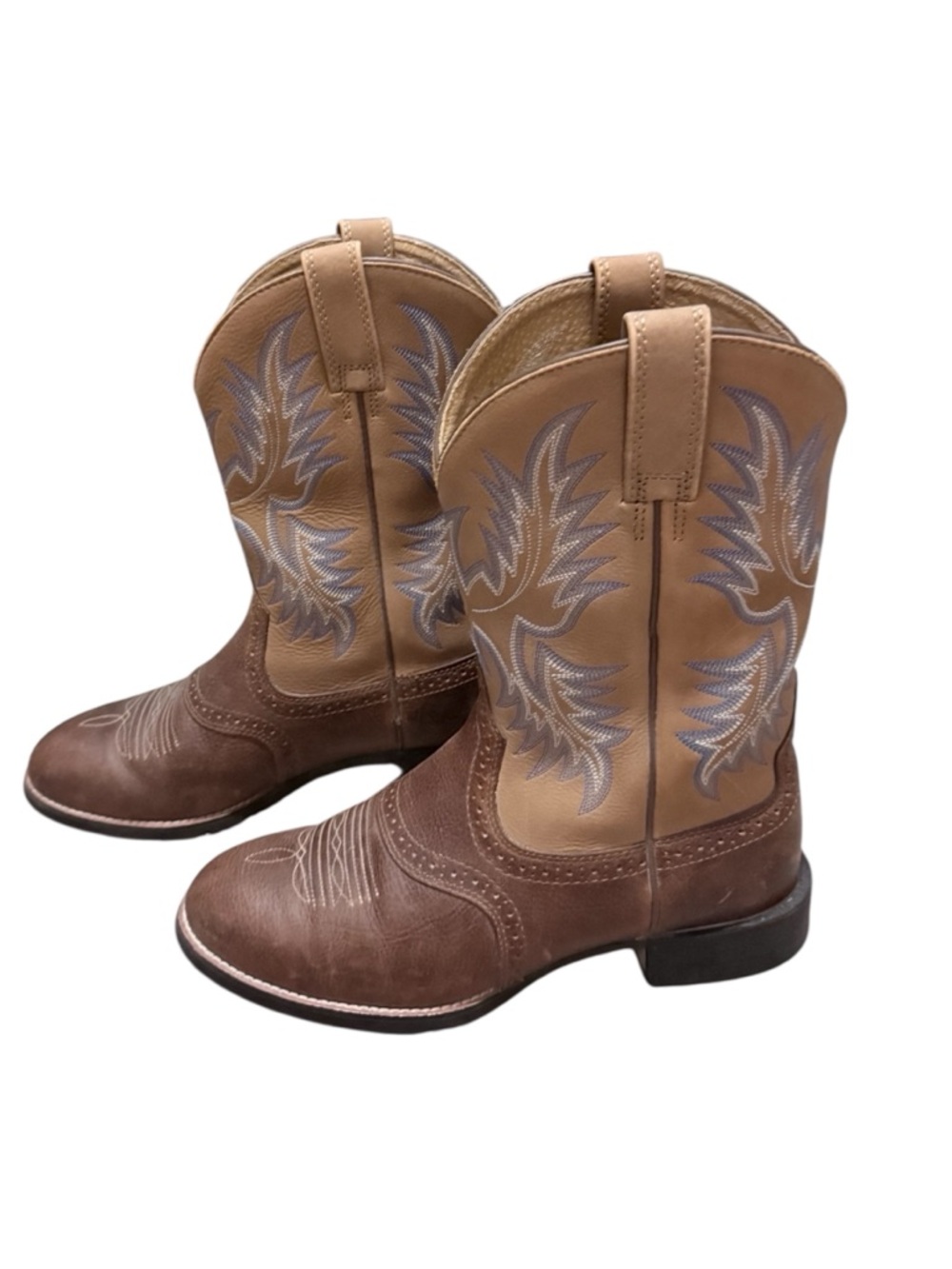 Ariat Heritage Roughstock men’s 9EE pulli on Western cowboy boots